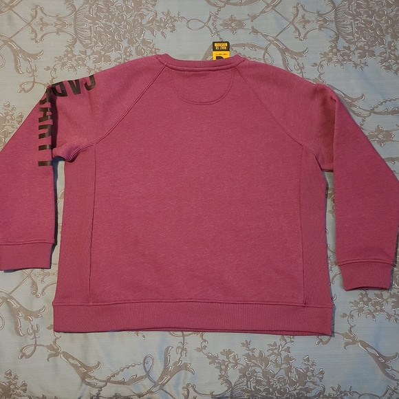 Carhartt Relaxed Fit Midweight Graphic Sweatshirt Beet Red Heather Women's 2X - Picture 4 of 8